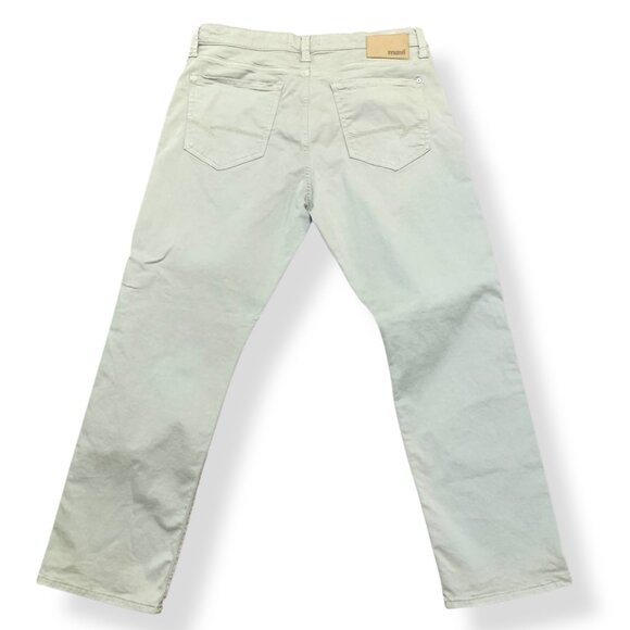 Mavi Mens Beige Jeans Straight Fit Cotton Casual Pants - Picture 1 of 10